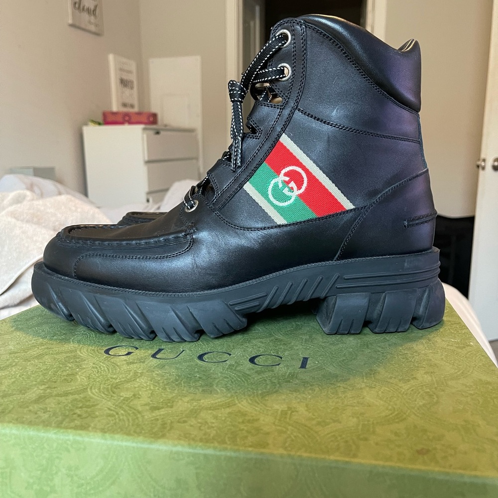 Gucci Mens Boots Size 11” US